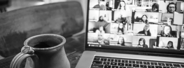 Video call on a computer